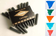 Diamine Refills Floral Mixed Set 20 Per Package  Fountain Pen Cartridge