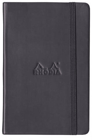 Rhodia Rhodiarama Webnotebook - Black - Blank - 5.5 x 8.25