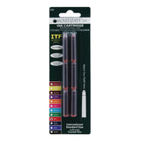 Monteverde Ink Cartridge Refills - International Size - Red 6-pack