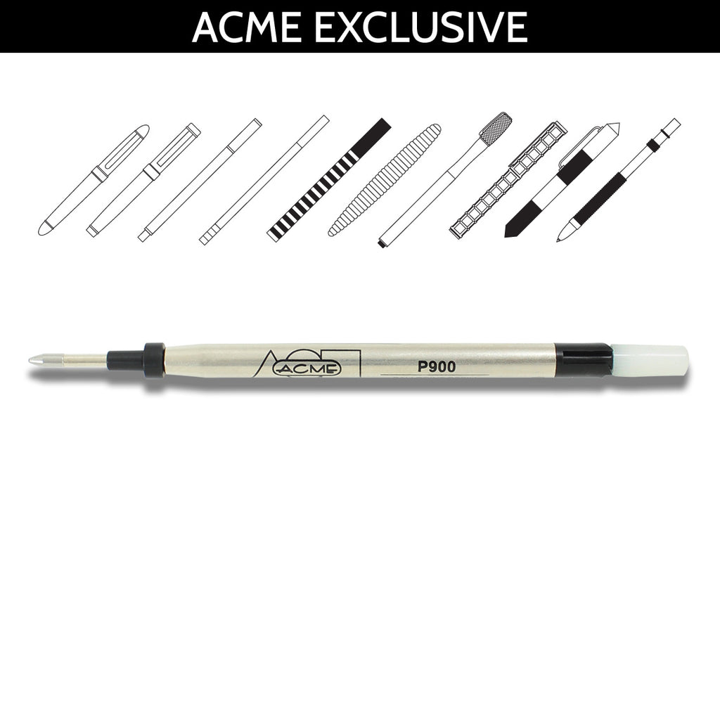 Acme Refills - Black P900 Ballpoint Pen Refill