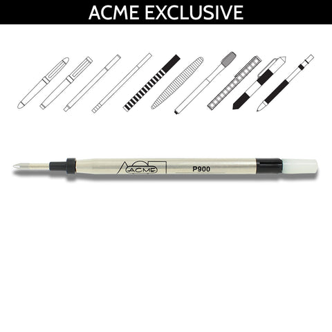 Acme Refills - Black P900 Ballpoint Pen Refill