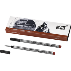Montblanc Writers Edition Rollerball Refill Antoine de St. Exupery Medium Point 2 Pack