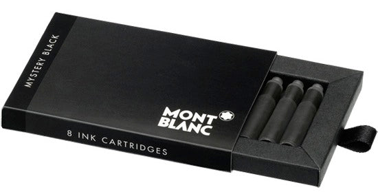Montblanc Refills Mystery Black 8 per package  Fountain Pen Cartridge