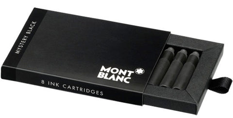 Montblanc Refills Mystery Black 8 per package  Fountain Pen Cartridge