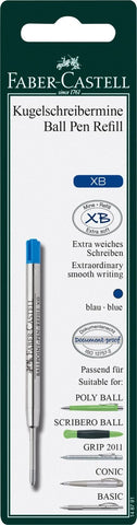 Faber Castell Blue XB Ballpoint Refill