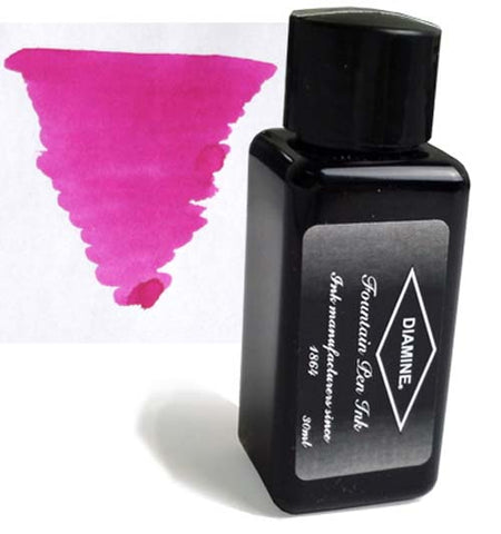 Diamine Refills Deep Magenta 30mL  Bottled Ink