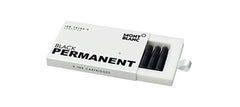 Montblanc Refills Permanent Black 8 per package Fountain Pen Cartridge