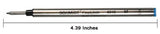 Schmidt 6040 FineLiner Fiber Tip Metal Rollerball Refill by Monteverde - Blue - Medium Point