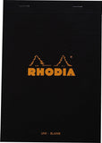 Rhodia Staplebound - Notepad - Black - Blank - 6 x 8.25