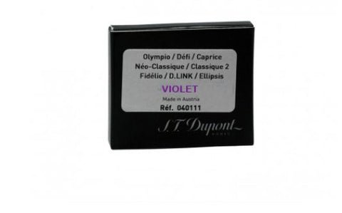 S.T. Dupont Refills Violet  Fountain Pen Cartridge