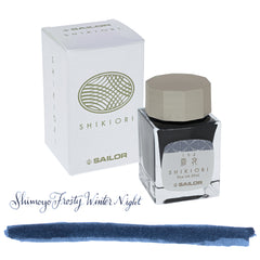 Sailor Refills Shikiori Four Seasons - Shimoyo Frosty Winter Night 20ml Bottled Ink