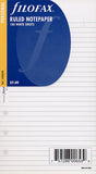 Filofax - Accessories - Personal - White Ruled Notepaper - Value Pack