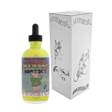 Noodler's Ink Refills Year of the Golden Pig 4.5oz with FREE Pen  Bottled Ink