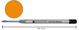 Monteverde (Parker Style) Soft Roll Ballpoint Refill - Orange - Medium