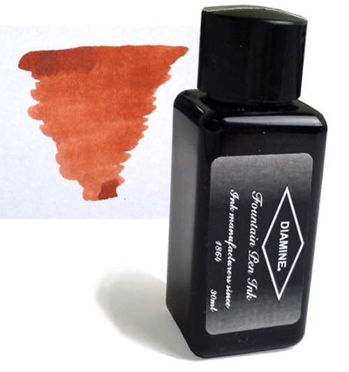 Diamine Refills Burnt Sienna 30mL  Bottled Ink