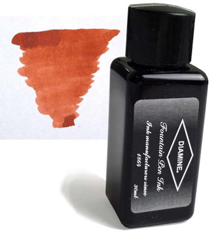 Diamine Refills Burnt Sienna 30mL  Bottled Ink