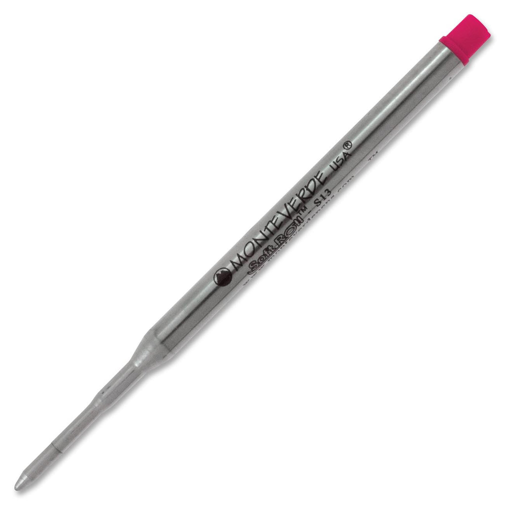 Monteverde Soft Roll Pink Refill for Sheaffer and Sailor Medium Point Ballpoint Pen