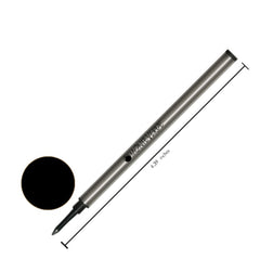 Monteverde - Refills - Rollerball Pen - Broad Point - Black - Metal Tube
