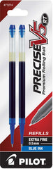 Pilot Precise V5/V7 RT Premium Rolling Ball Refill - Blue - Extra Fine Point - 2 Pack