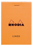 RHODIA RHODIA PAD LINED ORANGE 80S 3X4