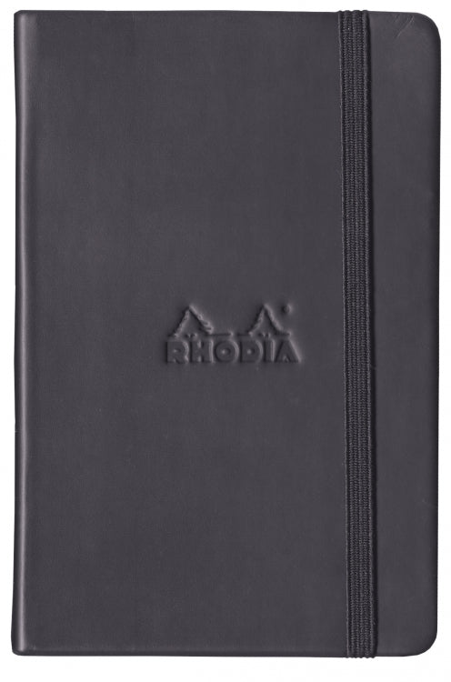 Rhodia Webnotebook Black: Premium Lined Pocket Journal (3.5 x 5.5)