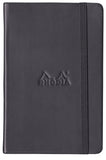 Rhodia Webnotebook Black: Premium Lined Pocket Journal (3.5 x 5.5)