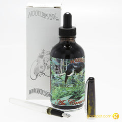 Noodler's Ink Refills Heart of Darkness 4.5oz w/ Free Fountain Pen  Bottled Ink