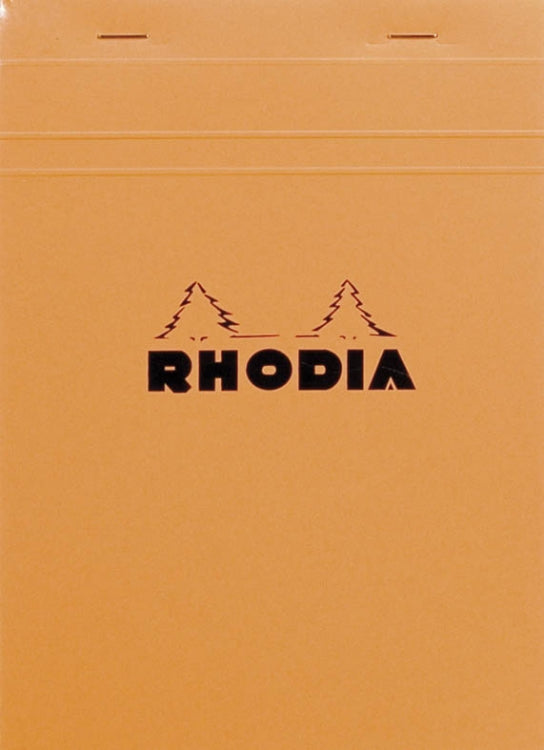 Rhodia Staplebound - Notepad - Graph - Orange - 6 x 8.25