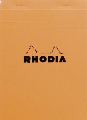 Rhodia Staplebound - Notepad - Graph - Orange - 6 x 8.25