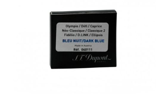 S.T. Dupont Refills Blue  Fountain Pen Cartridge