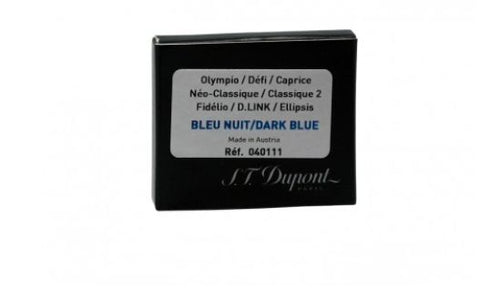 S.T. Dupont Refills Blue  Fountain Pen Cartridge