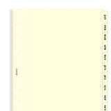 Filofax - A5 Accessories - January to December Index