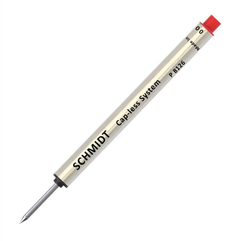 Schmidt Short P8126 Capless Rollerball Refills by Monteverde - Red - Fine Point