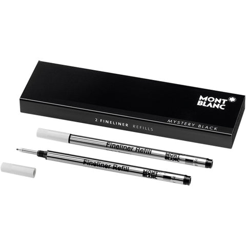 Montblanc Refills Mystery Black (2 Pack) Medium Point Fineliner