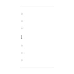 Filofax - Papers Plain Notepaper - White - Personal Size