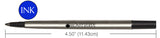 Parker Rollerball Pen Refills by Monteverde - Blue - Fine Point