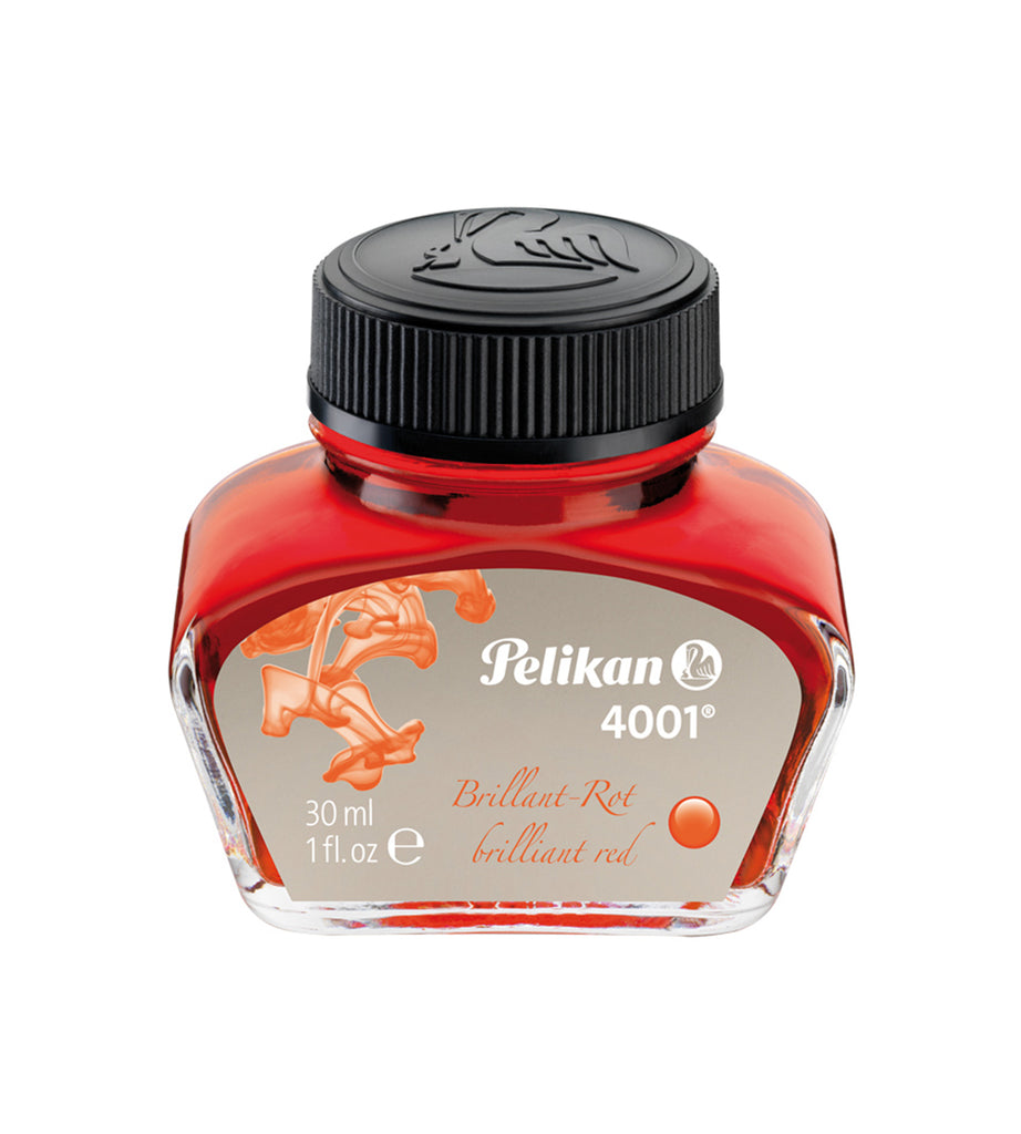 Pelikan 4001 Bottled Ink - Brilliant Red - 30ml
