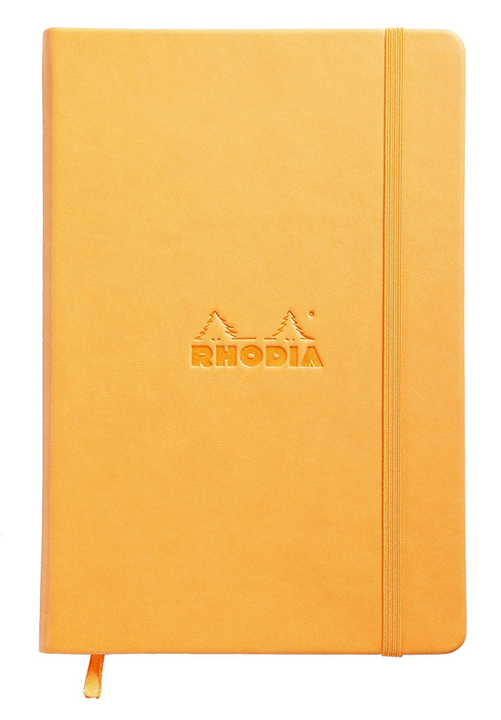 Rhodia Webnotebook - Orange - Lined - 5.5 x 8.25