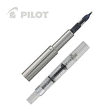 Pilot Namiki Vanishing Point Refill Converter Set  - 18K White Gold Nib - Rhodium - Stub Point