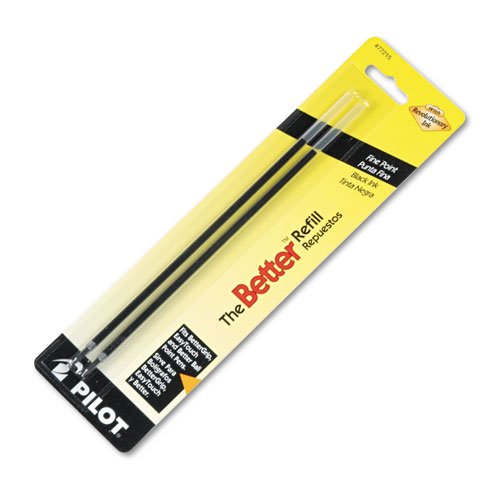 Pilot Refills Black - 2 Pack Fine Point Ballpoint Pen
