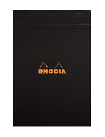 RHODIA RHODIAPAD GPH  BLK 80S 8 1-4 X 12 1-2