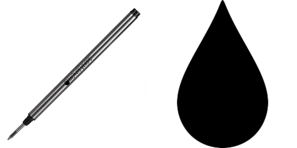 Montblanc Refills By Monteverde - Rollerball Pen -  Black - Fine Point