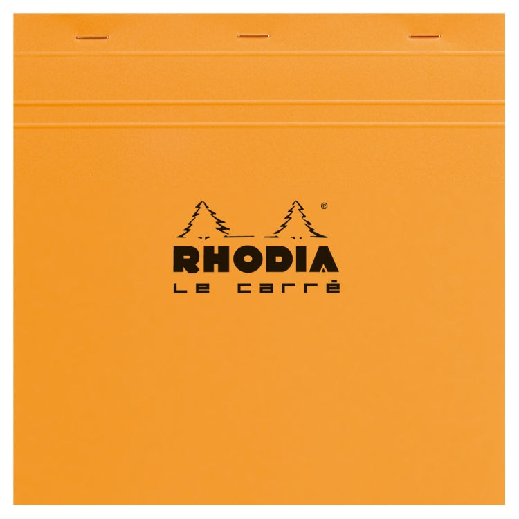 Rhodia Staplebound - Notepad - Orange - Graph - Le Carré - 8.25 x 8.25