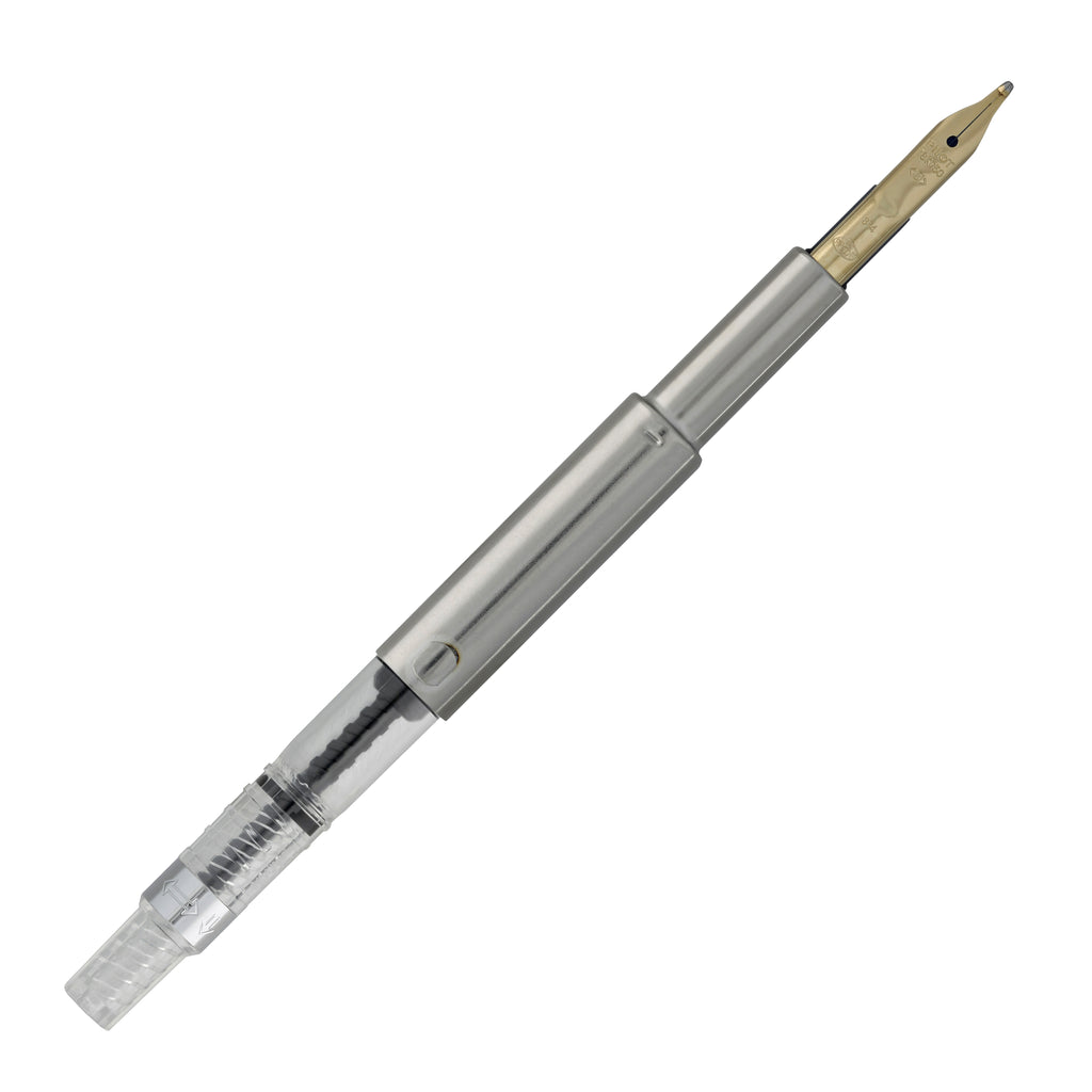 Pilot Namiki Vanishing Point Refill Converter Set - 18K Gold Nib - Rhodium - Broad Point