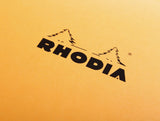 Rhodia Staplebound - Notepad - Orange - Lined with Margin - 6 x 8.25