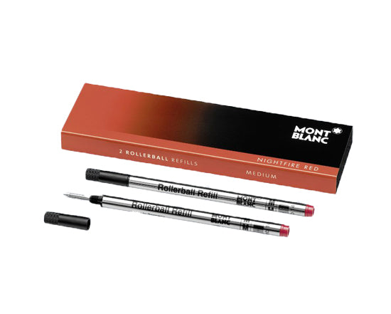 Montblanc Refills Red 2 Pack Medium Point Rollerball Pen