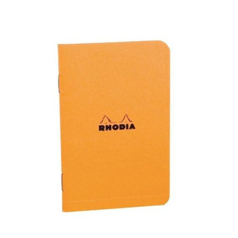 RHODIA NOTEBKS STAPLE BND GRAPH ORANGE 3 X 4 3-4