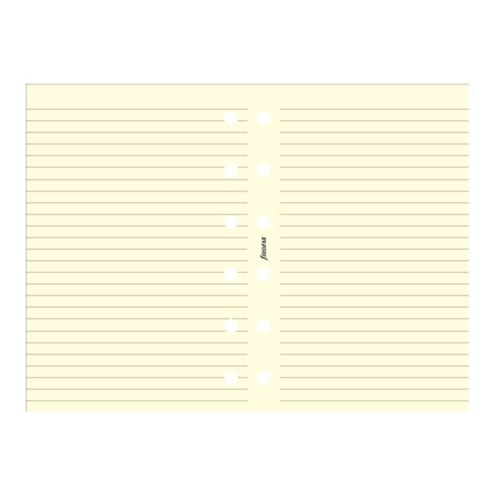 Filofax - Papers Ruled Notepaper - Cotton Cream - Pocket Size