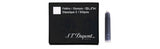 S.T. Dupont Refills Black Fountain Pen Cartridge