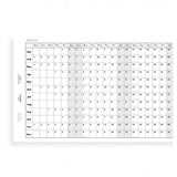 Filofax - Paper Refills - Mini - Horizontal Year Planner English 2018